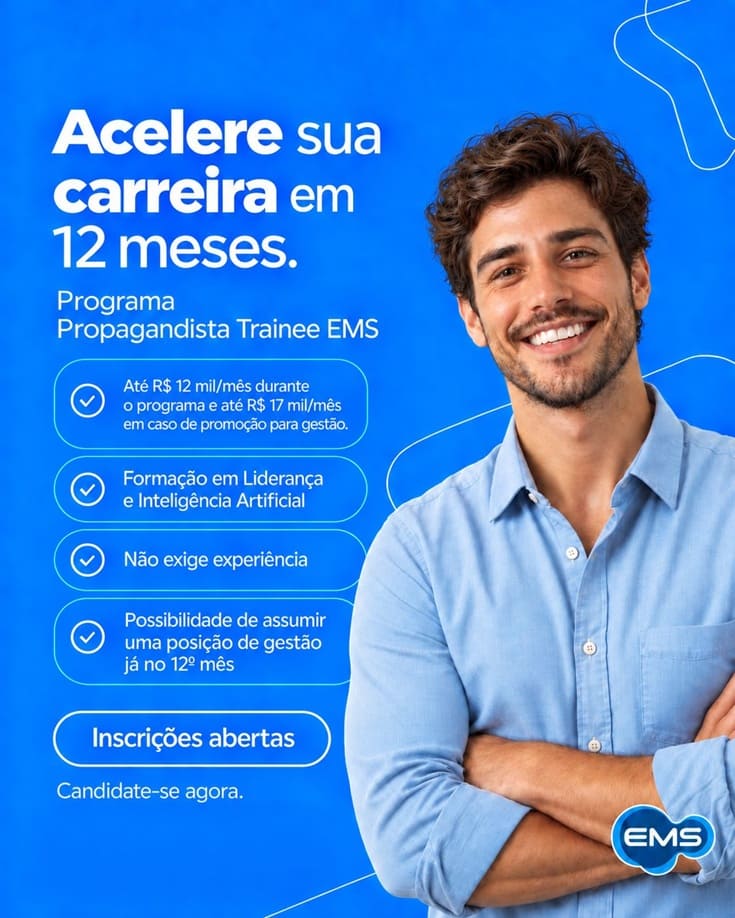 programa trainee ems industria farmaceutica 2026